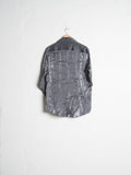80's Silver Glam Long Sleeve Shirt - VinoKilo.com