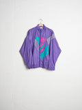 Adidas Windbreaker in Lila, Turqoise Blue and Pink - VinoKilo.com
