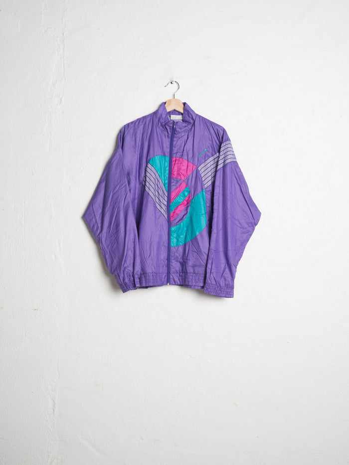Adidas Windbreaker in Lila, Turqoise Blue and Pink - VinoKilo.com