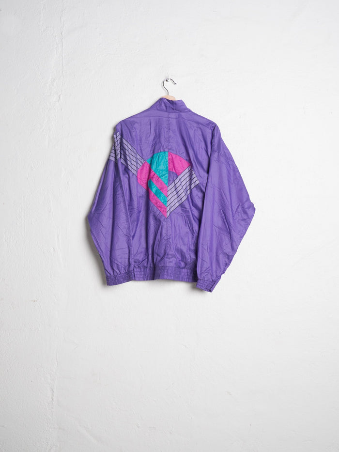 Adidas Windbreaker in Lila, Turqoise Blue and Pink - VinoKilo.com