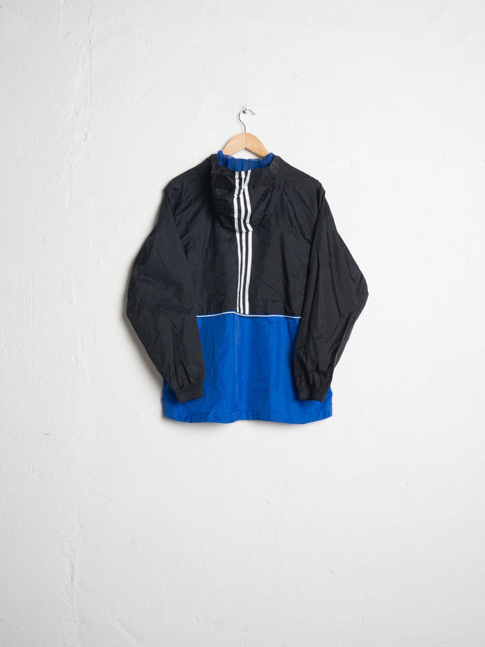 Adidas Winbreaker in Ocean Blue & Black - VinoKilo.com