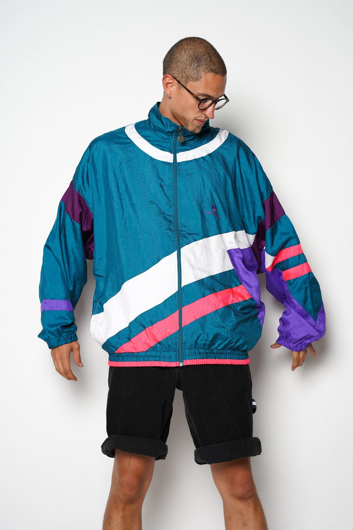 5Quash Ace Petrol Purple Neon Pink White Sportjacket - VinoKilo.com