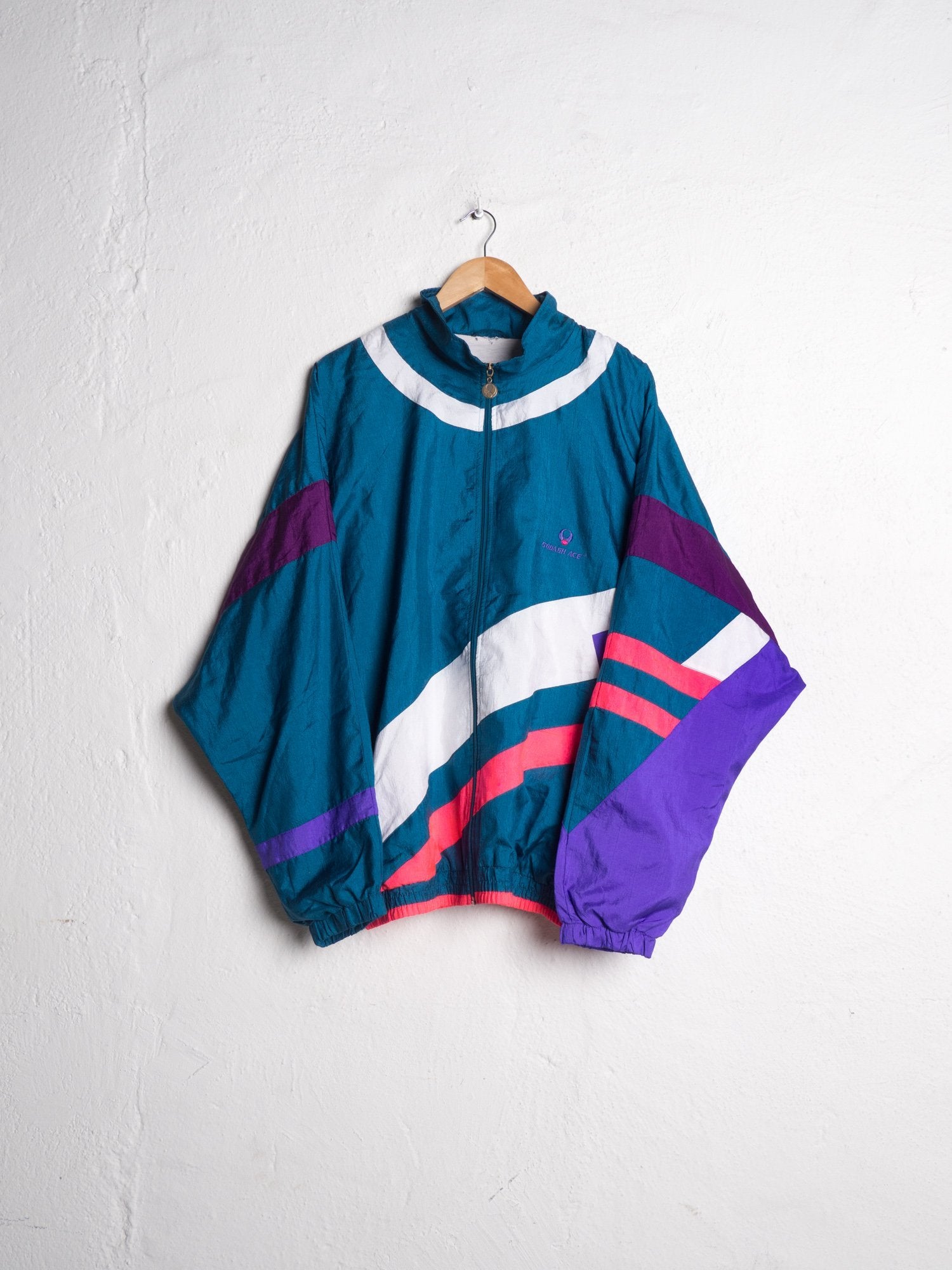 5Quash Ace Petrol Purple Neon Pink White Sportjacket - VinoKilo.com