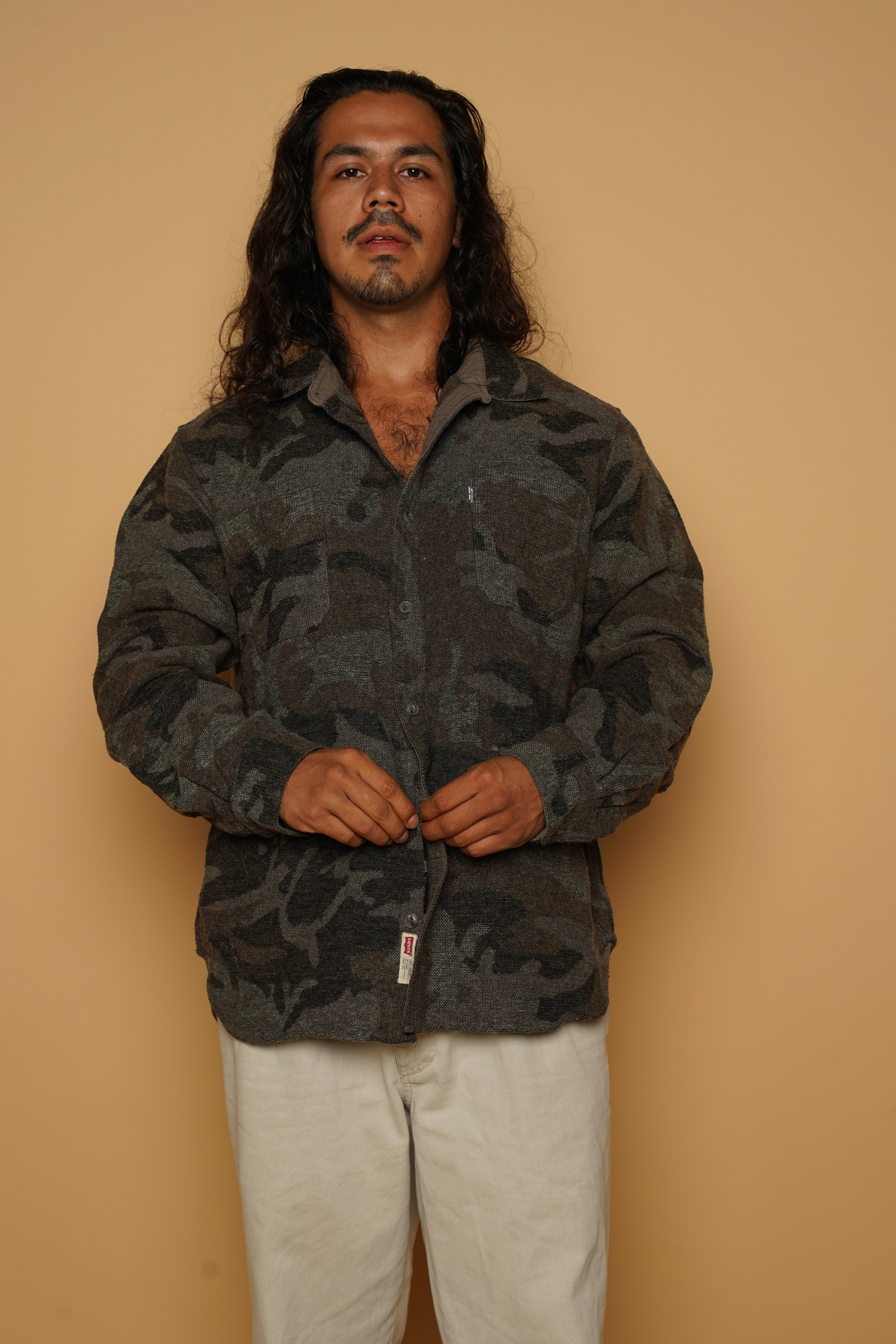 Army Camouflage LEVIS Shirt XL - VinoKilo.com