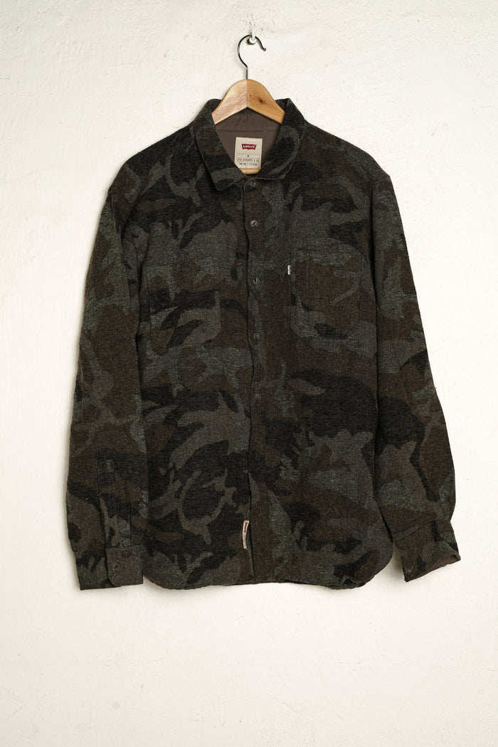Army Camouflage LEVIS Shirt XL - VinoKilo.com