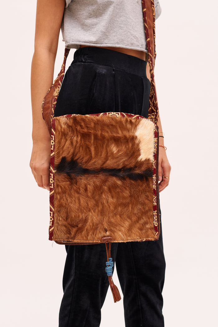 Anjali Light Brown Leather Vintage Bag - VinoKilo.com