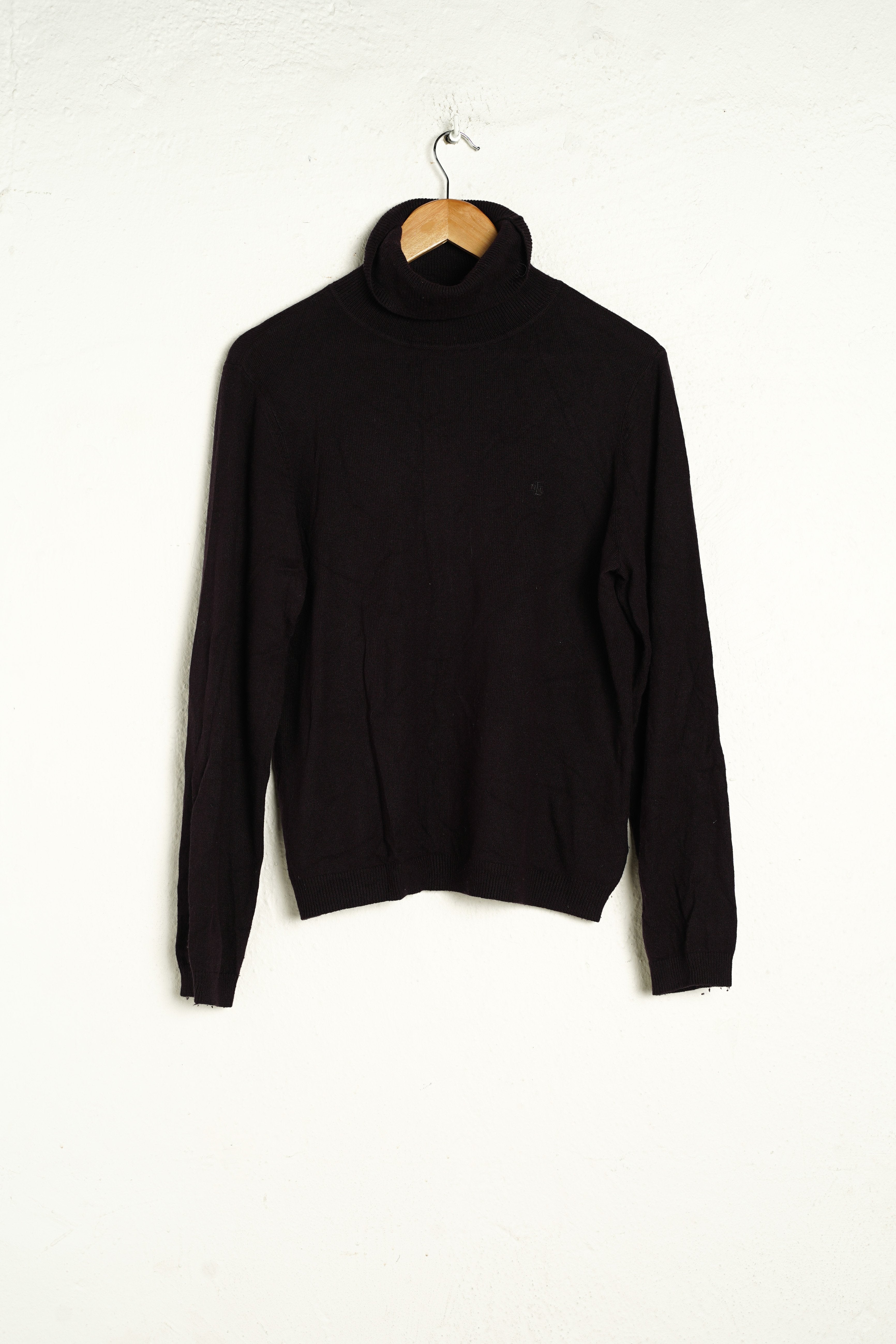 Aubergine RALPH LAUREN Turtleneck Knit Jumper XL - VinoKilo.com