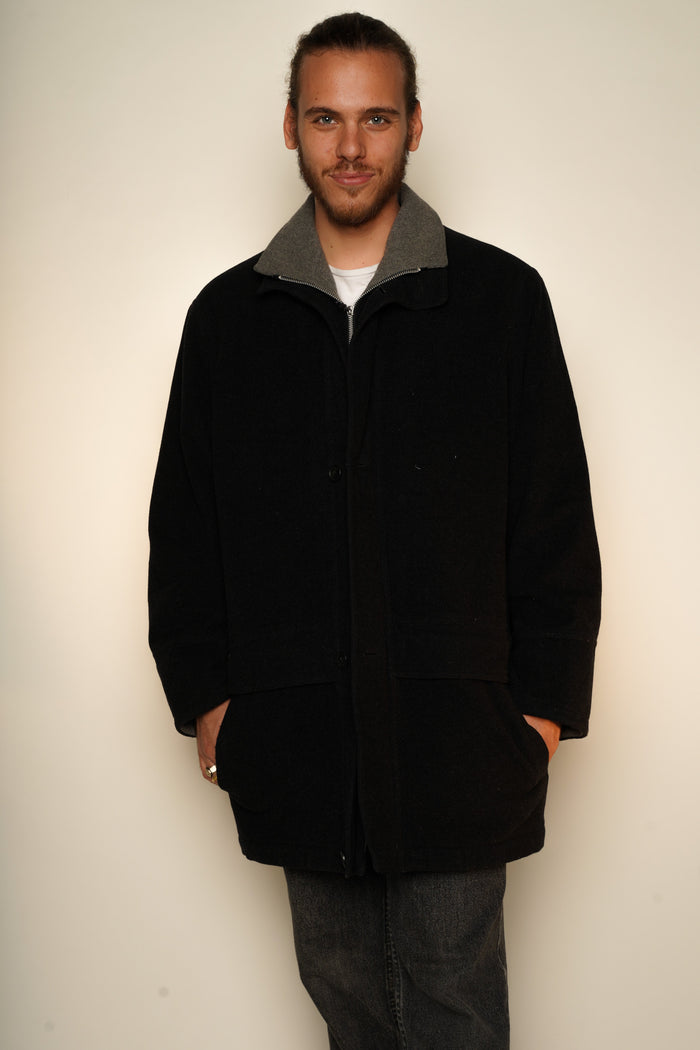 Anthrazit DANIEL HECHTER Wool Coat XL - VinoKilo.com